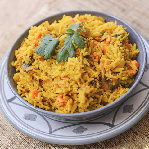 Arroz con Cúrcuma y leche de coco - Estado Natural