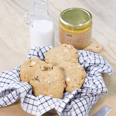 Galletas con nueces y chocolate blanco - Estado Natural