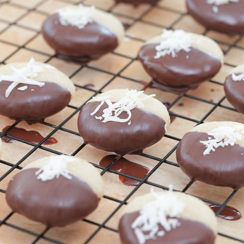 Galletas de coco con chocolate - Estado Natural
