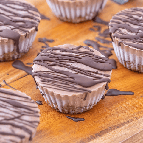 Mini cheesecakes de chocolate - Estado Natural