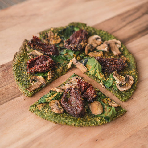 Pizza con base de quinoa - Estado Natural