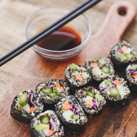 Sushi Vegano de Quinoa - Estado Natural