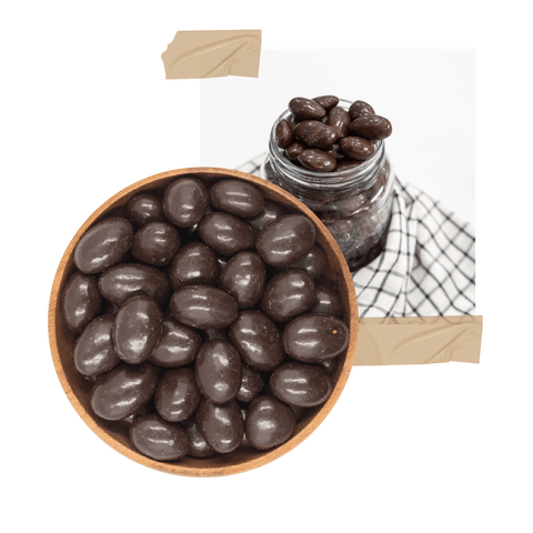 Almendra con chocolate sin azúcar - Estado Natural