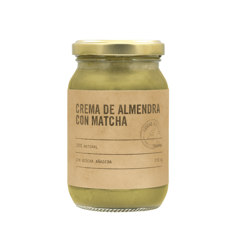 Crema de Almendra con Matcha - Estado Natural