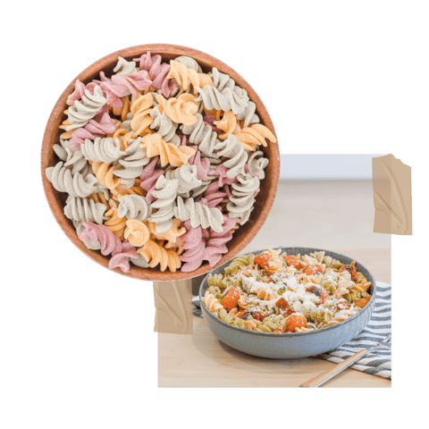 Pasta Fusilli Tricolor - Estado Natural