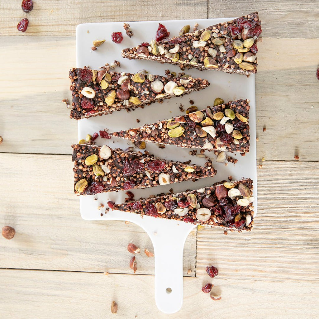 Barritas de Quinoa con Chocolate y Maca – Estado Natural