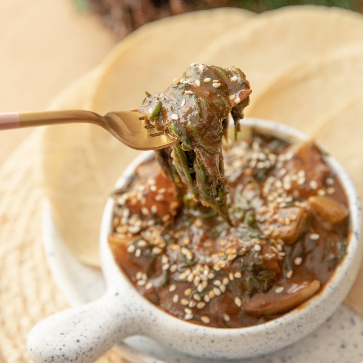 Receta de Romeritos con Mole Veganos – Estado Natural