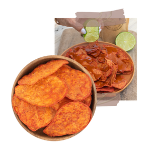 Chips de Coliflor Enchilada