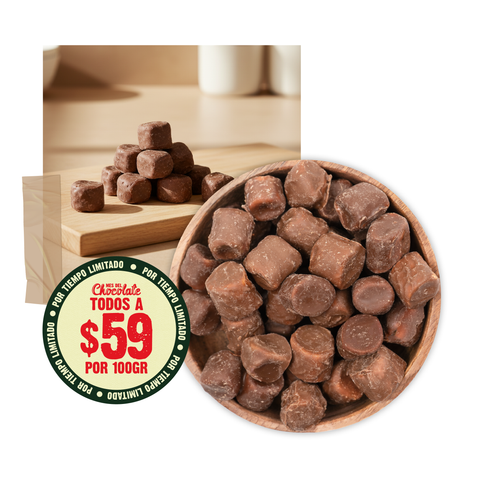 Bombón con Chocolate