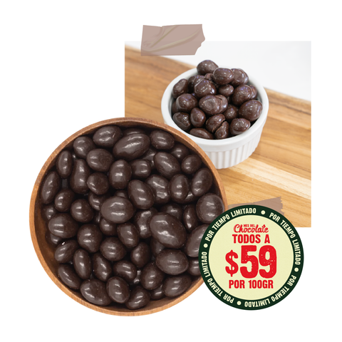 Pasa con chocolate sin azúcar