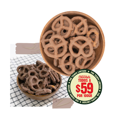 Pretzel Cubierto con Chocolate