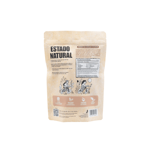 Almendra Con Chocolate Sin Azúcar 460 g - Estado Natural
