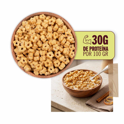 Cereal Alto en Proteína sabor Manzana-Canela - Estado Natural