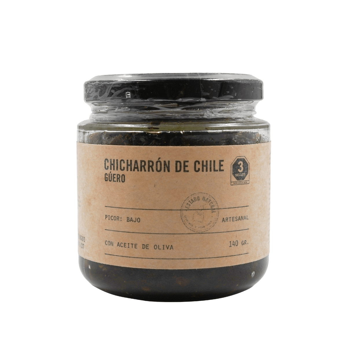 Chicharrón de Chile Güero - Estado Natural