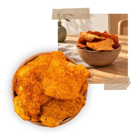 Chips de Jícama Deshidratada Enchilada - Estado Natural