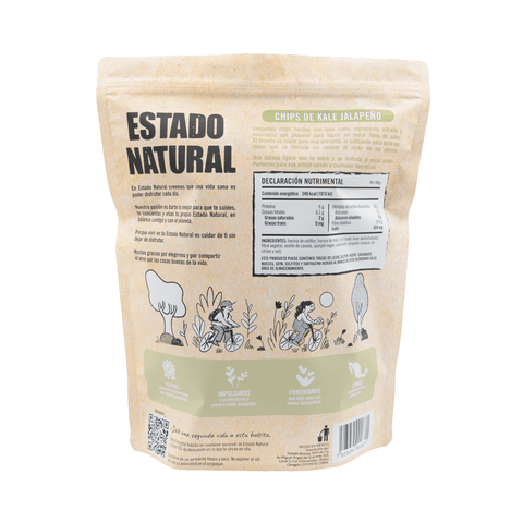 Chips de Kale Jalapeño 325 g - Estado Natural