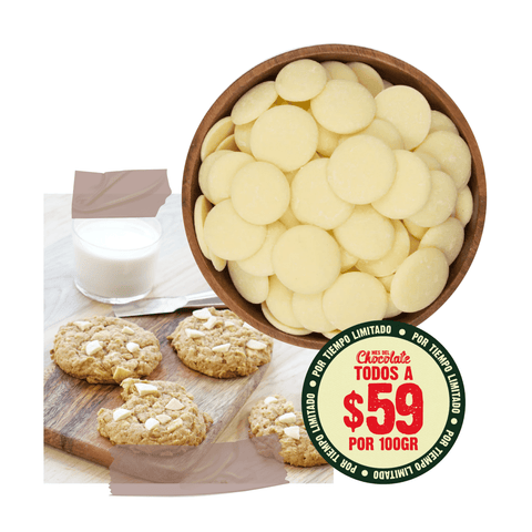 Chispas de Chocolate Blanco - Estado Natural