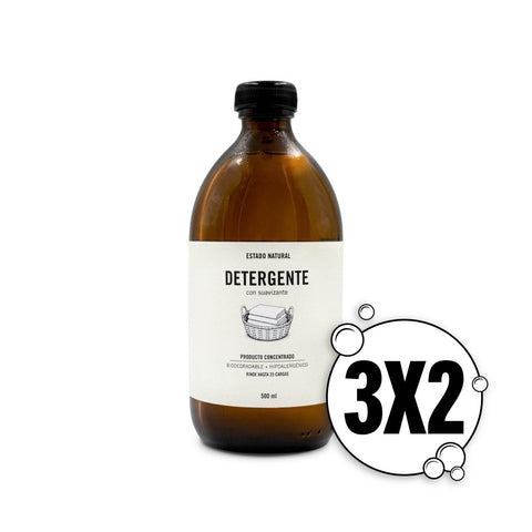 Detergente con Suavizante para Ropa - Estado Natural