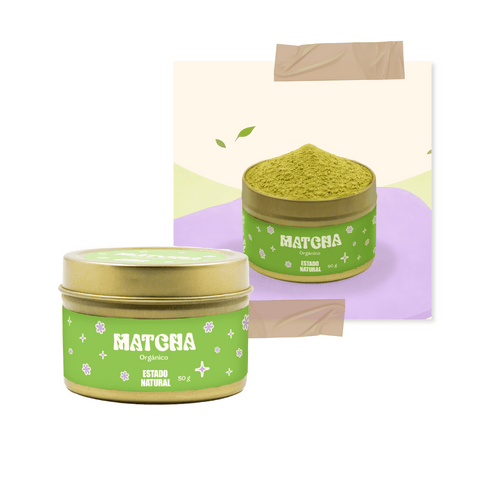 Lata con Matcha 50g - Estado Natural