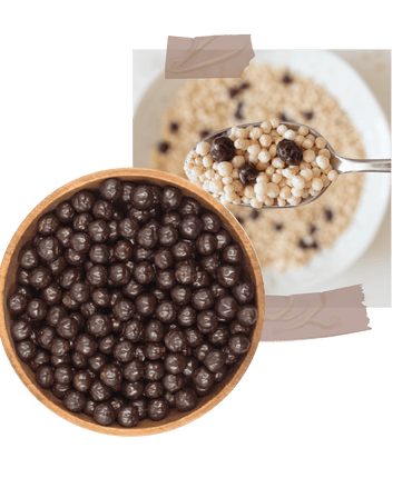 Quinoa inflada con Chocolate sin Azúcar
