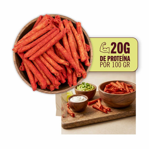 Taquitos de Chícharo Altos en Proteína sabor Fuego - Estado Natural