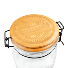 Frasco Hermético Tapa de Bambú 1000 ml - Estado Natural