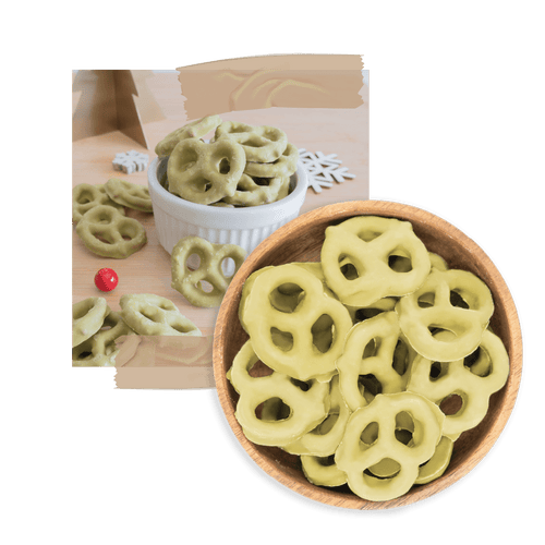 Pretzel con Matcha Blanco - Estado Natural